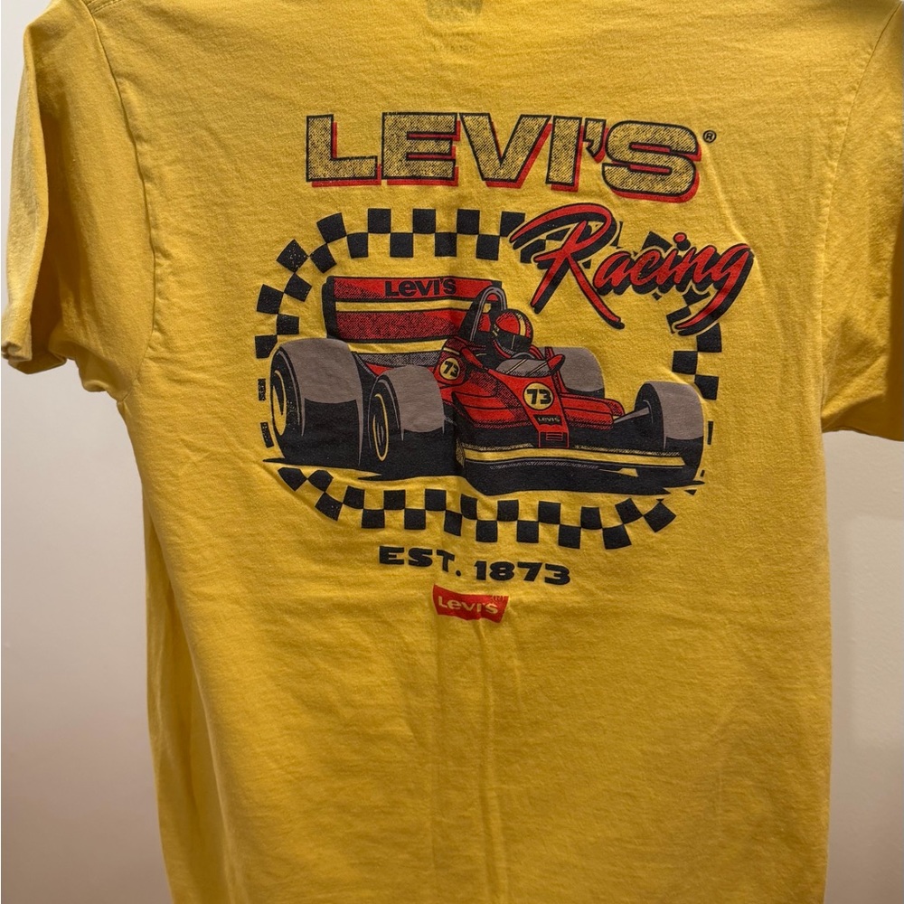 Levi's Yellow Racing Graphic Tee - Picture 5 of 5